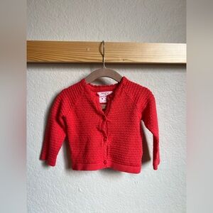 F&F Baby Girl Red Kids Sweater 9 Months